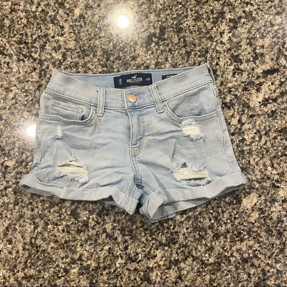 hollister jean shorts